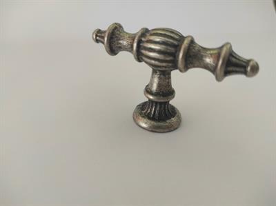 Şehzade Antik Gümüş Düğme Kulp Mobilya Dolap Çekmece Vestiyer Kulpları