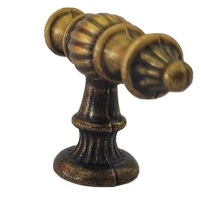 Şehzade Antik Sarı Düğme Kulp Mobilya Dolap Çekmece Vestiyer Kulpları