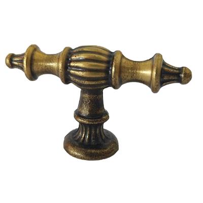 Şehzade Antik Sarı Düğme Kulp Mobilya Dolap Çekmece Vestiyer Kulpları