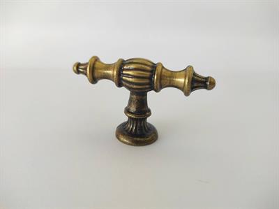 Şehzade Antik Sarı Düğme Kulp Mobilya Dolap Çekmece Vestiyer Kulpları