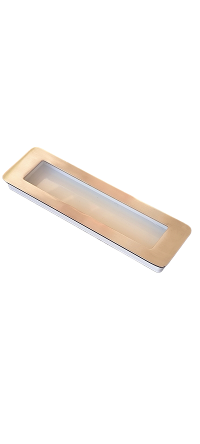 Siren İnox Beyaz Gömme 160 mm Kulp Mobilya Dolap Çekmece Vestiyer Kulpları