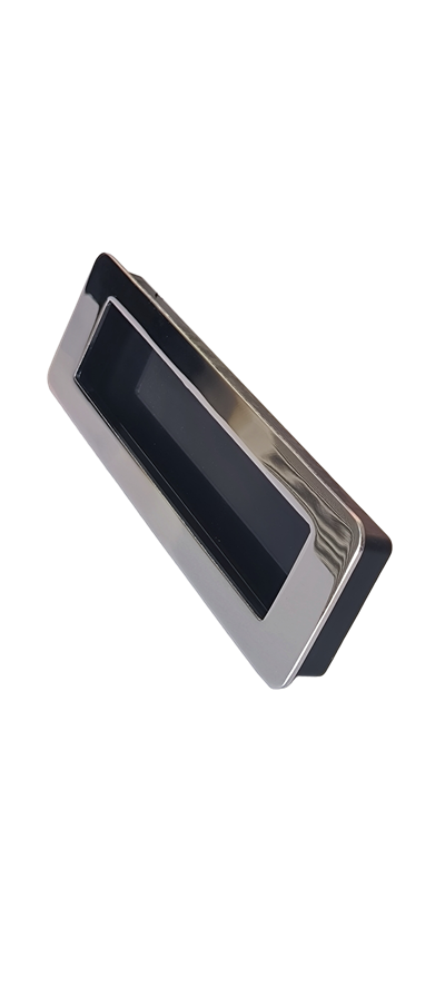 Siren Krom Siyah Gömme 160 mm Kulp