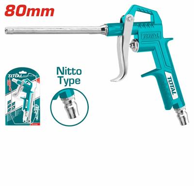 Total 3081 Uzun Basınçlı Hava Tabancası, Endüstriyel basınçlı hava üfleme tabancası, kompresör için hava tabancası, 1/4 inç hava tabancası