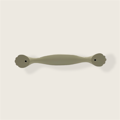 Ventus 128 mm Beyaz Zamak Desenli Kulp Mobilya Dolap Çekmece Vestiyer Kulpları
