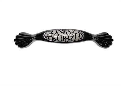 Ventus 128 mm Krom Zamak Desenli Kulp Mobilya Dolap Çekmece Vestiyer Kulpları