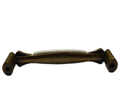 Ventus 96 mm Antik Bakır Zamak Desenli Kulp Mobilya Dolap Çekmece Vestiyer Kulpları