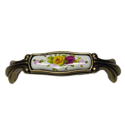 Ventus 96 mm Antik Bakır Zamak Kulp Mobilya Dolap Çekmece Vestiyer Kulpları