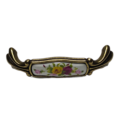 Ventus 96 mm Antik Bakır Zamak Kulp Mobilya Dolap Çekmece Vestiyer Kulpları