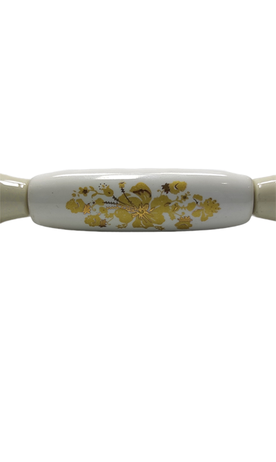 Ventus 96 mm Beyaz Zamak Desenli Kulp Mobilya Dolap Çekmece Vestiyer Kulpları