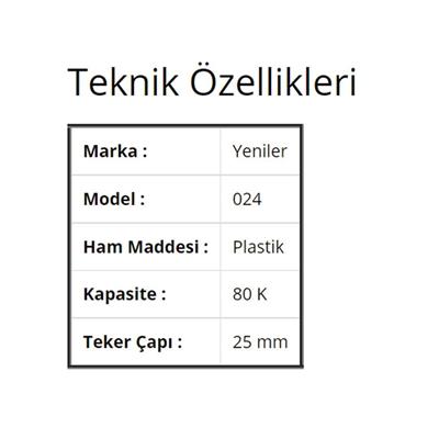 Yeniler 024 Sürgü Kapı Set Mekanizma