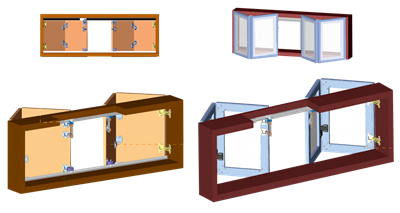 Yeniler 025-1C Çift Menteşeli Katlanır Mekanizma