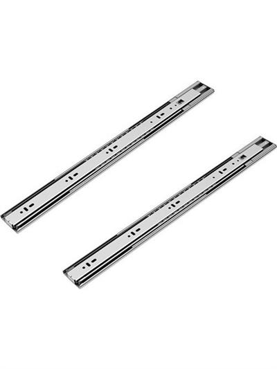 Yeniler 45 mm 55 cm Teleskopik Frenli Ray Çekmece Kızağı Çekmece Rayı