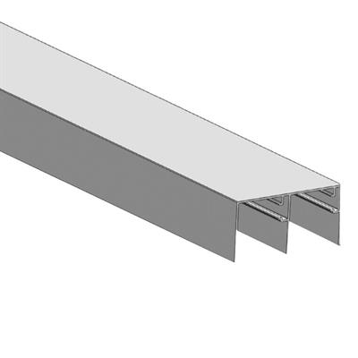 Yeniler Tc - J6 Üst Kapak Rayı Alüminyum Gardrop Rayı 250 cm