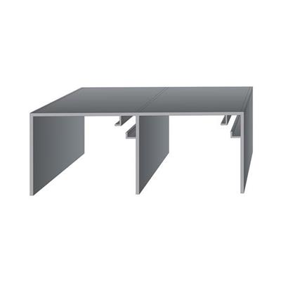 Yeniler Tc - J6 Üst Kapak Rayı Alüminyum Gardrop Rayı 250 cm