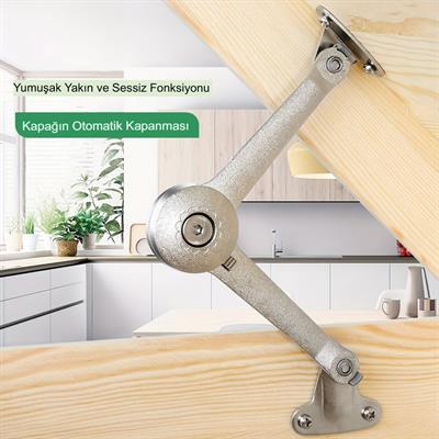 Yumuşak Ayarlı Metal Kapak Makası Lale Kapak Makası Cırcırlı Pistonlu Kalkar Kapak Makası
