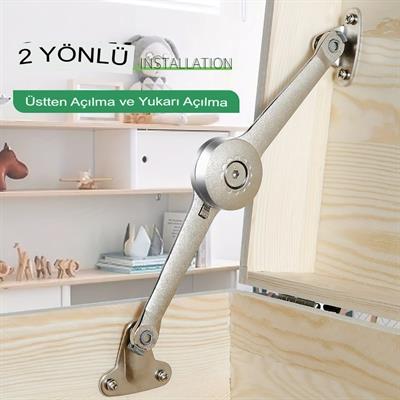Yumuşak Ayarlı Metal Kapak Makası Lale Kapak Makası Cırcırlı Pistonlu Kalkar Kapak Makası