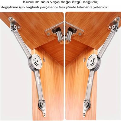 Yumuşak Ayarlı Metal Kapak Makası Lale Kapak Makası Cırcırlı Pistonlu Kalkar Kapak Makası