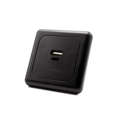 Babarvy Type-C ve Usb Priz ( Siyah )