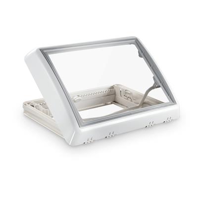 Dometic Midi Heki FL Roof window with lever, 700 x 500 mm, white, without forced ventilation