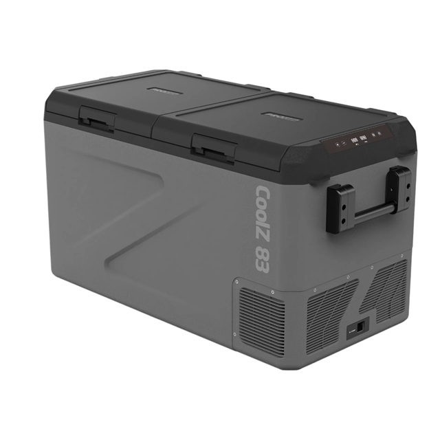 Tradekar CoolZ 83 83L 12/24/230V -20°C Çift Bölmeli Kompresörlü Taşınabilir Buzdolabı