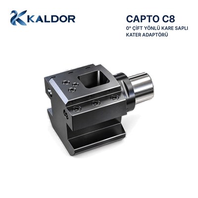 Capto C8 0° Çift Yönlü Kare Saplı Kater Adaptörü
