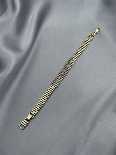 Xuping 14K Kaplama Zirkon Taşlı Gold Bileklik