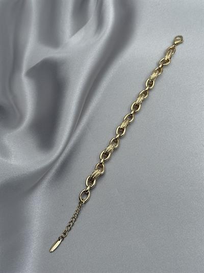 Xuping 14K Zincir Model Gold Bileklik