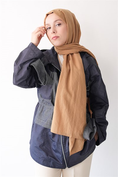 Nora Düz Şal - Hardal