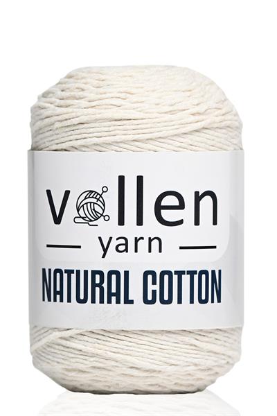 100GR/200MT Premıum Doğal Koton Amıgurumi ve punch ipi,Tığ işi el örgü ipi,Krem