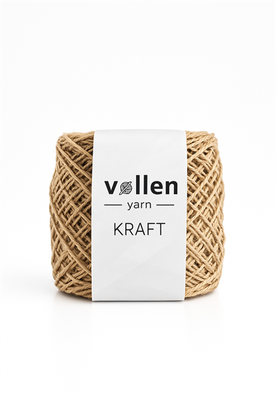 Premıum 100 Gr- 120 Mt Doğal Kağıt İp, Hasır Kağıt İplik,Rafya,Supla ipi, Çanta İpi,Naturel