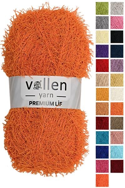 Vollen Yarn Premium Sert Banyo Lif İpi, Saçaklı İp,El Örgü İpi,Sert Lif İpi,TARÇIN