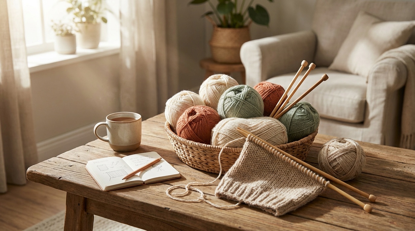 Vollen Yarn El Örgü İpleri Başlangıç Rehberi