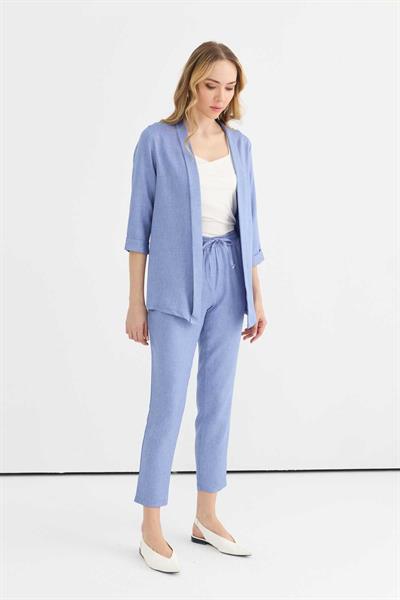 Beli Lastikli Havuç Pantolon  /  A.MAVİ
