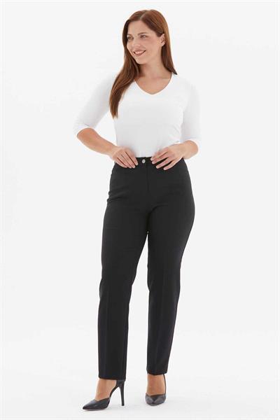 Büyük Beden Spor Cep Boru Paça Pantolon  /  SİYAH