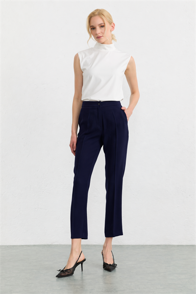 Dar Paça Cepli Pantolon  /  LACİVERT