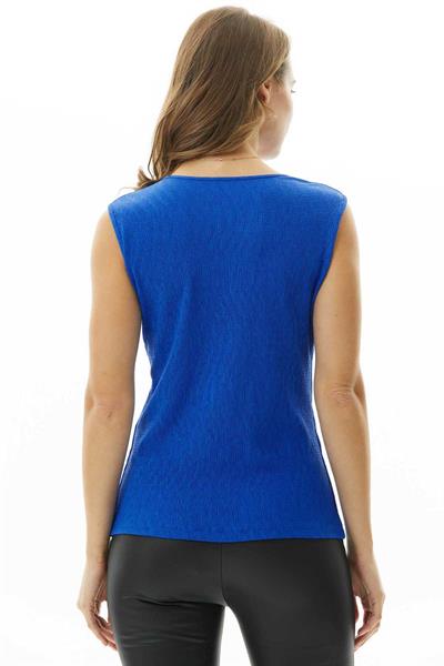 Degaje Yaka Kolsuz Pliseli Bluz  /  SAKS