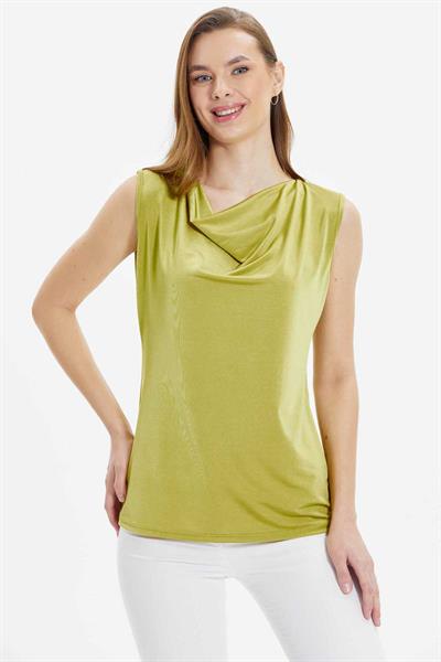 Degaje Yaka Penye Bluz  /  SARI