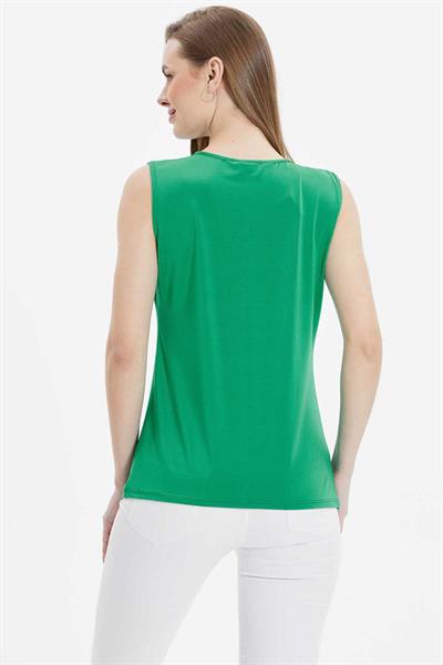 Degaje Yaka Penye Bluz  /  YEŞİL