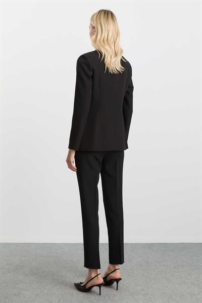 Erkek Yaka Tek Düğme Ceket  /  SİYAH