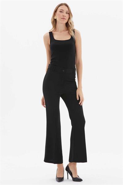 İspanyol Paça Pantolon  /  SİYAH