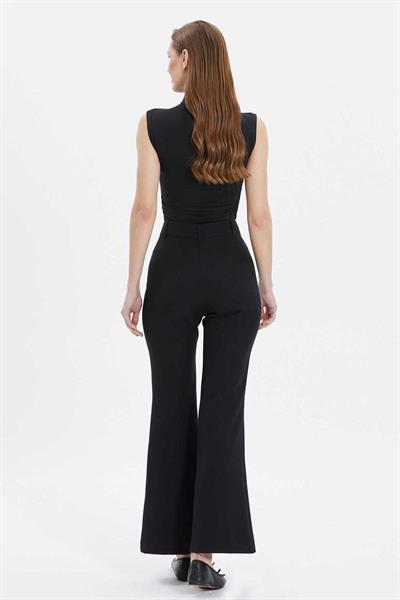 İspanyol Paça Pantolon  /  SİYAH