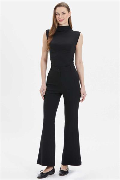 İspanyol Paça Pantolon  /  SİYAH