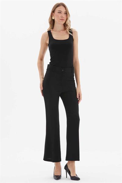 İspanyol Paça Pantolon  /  SİYAH