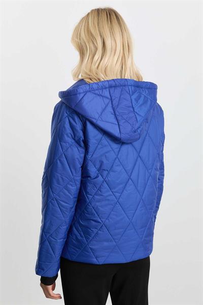 Kapüşonlu Önü Fermuarlı Kısa Mont  /  SAKS