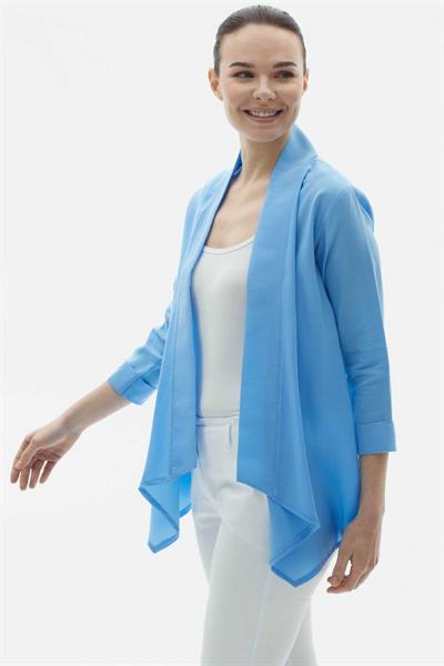 Önü Dökümlü Ceket  /  MAVİ