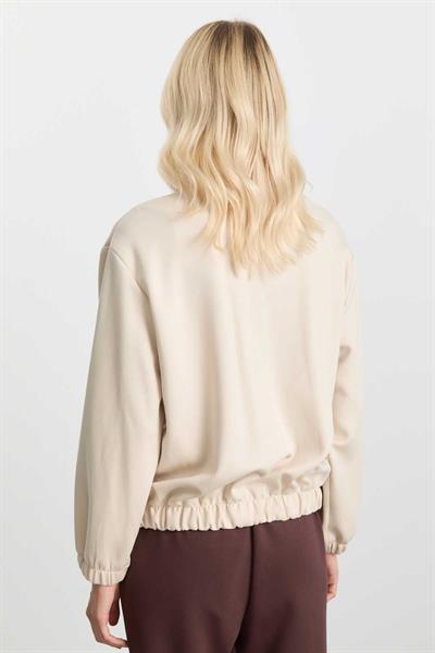 Önü Fermuarlı Dıştan Cep Ceket  /  TAŞ