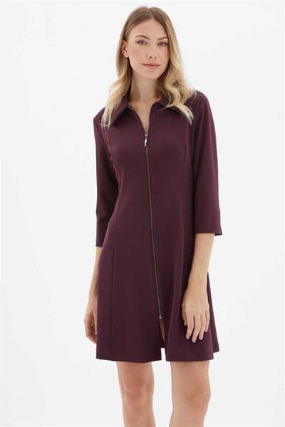 Önü Fermuarlı Parçalı Elbise  /  MÜRDÜM