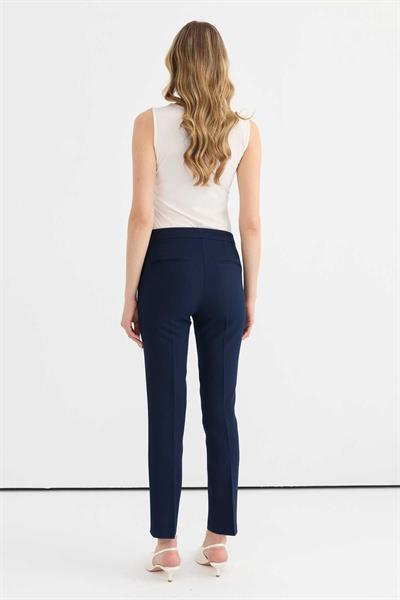 Yan Cep Boru Paça Pantolon  /  LACİVERT