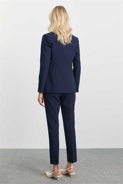 Yan Cep Boru Paça Pantolon  /  LACİVERT