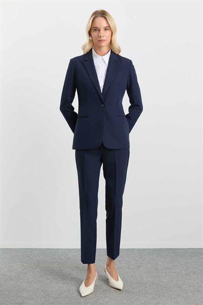 Yan Cep Boru Paça Pantolon  /  LACİVERT